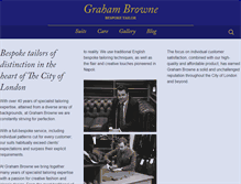 Tablet Screenshot of grahambrowne.co.uk